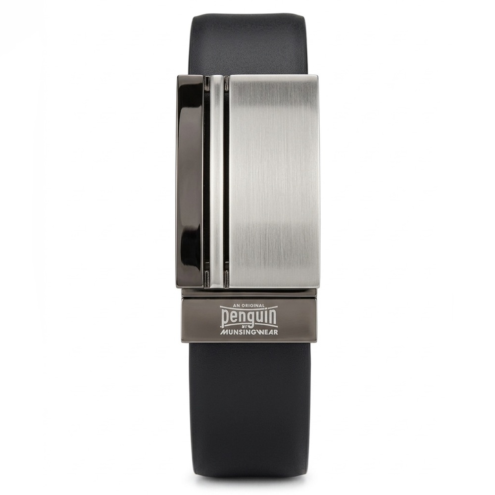 Original Penguin Black / Brown Reversible Belt with Silver Buckle
Waist 30-32”